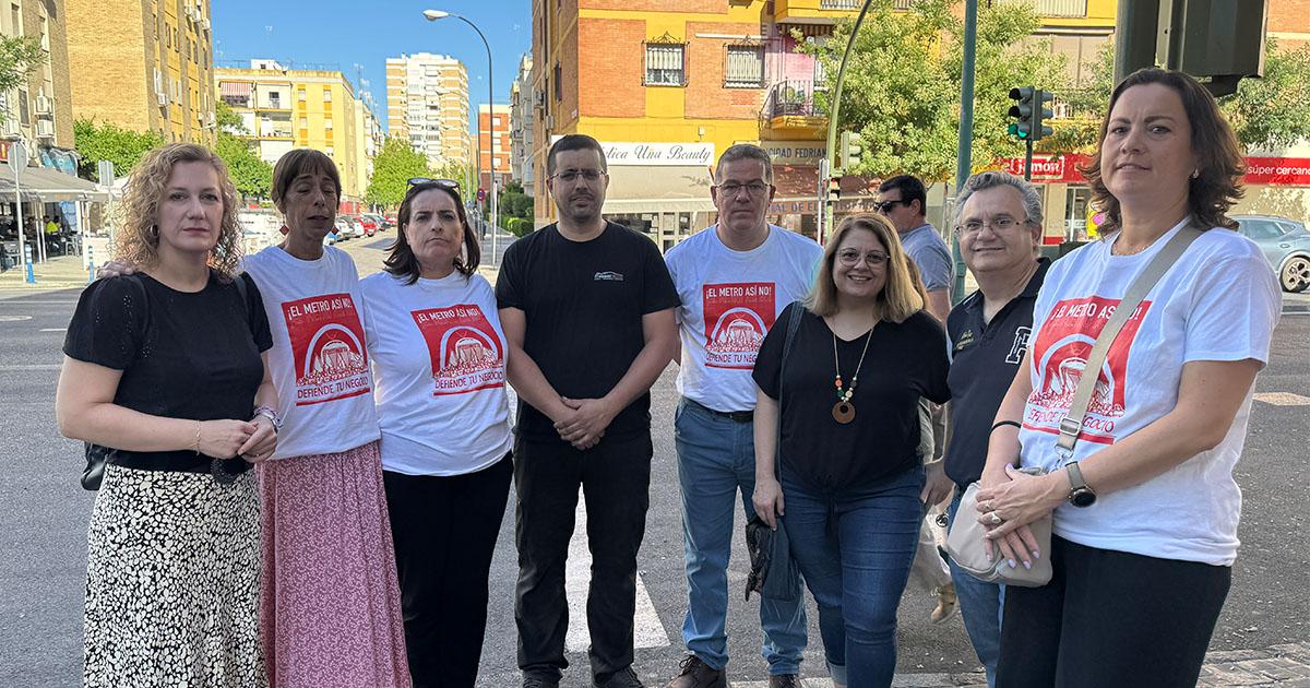 Podemos exige medidas reales para los comercios afectados por las obras del metro 