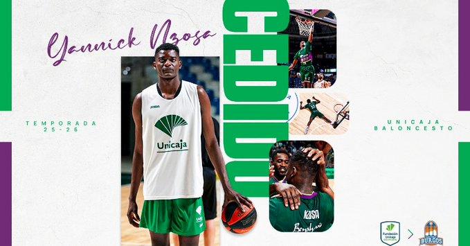 Unicaja cede a Nzosa al San Pablo Burgos 