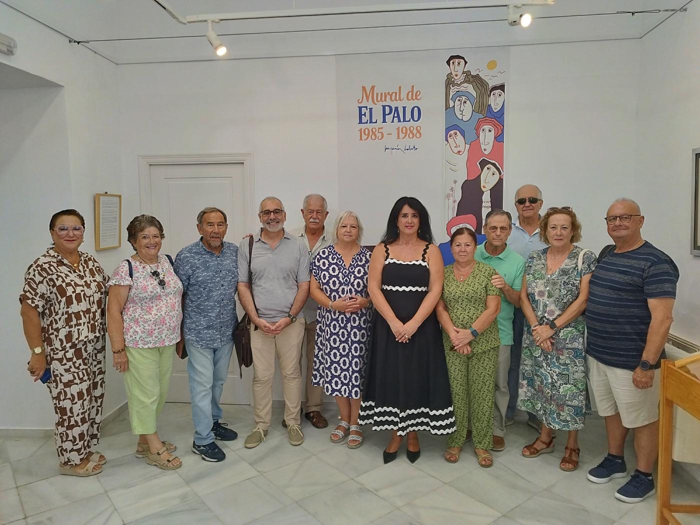 Mural de El Palo de Joaquín Lobato, 20 aniversario. - Ayuntamiento Vélez-Málaga