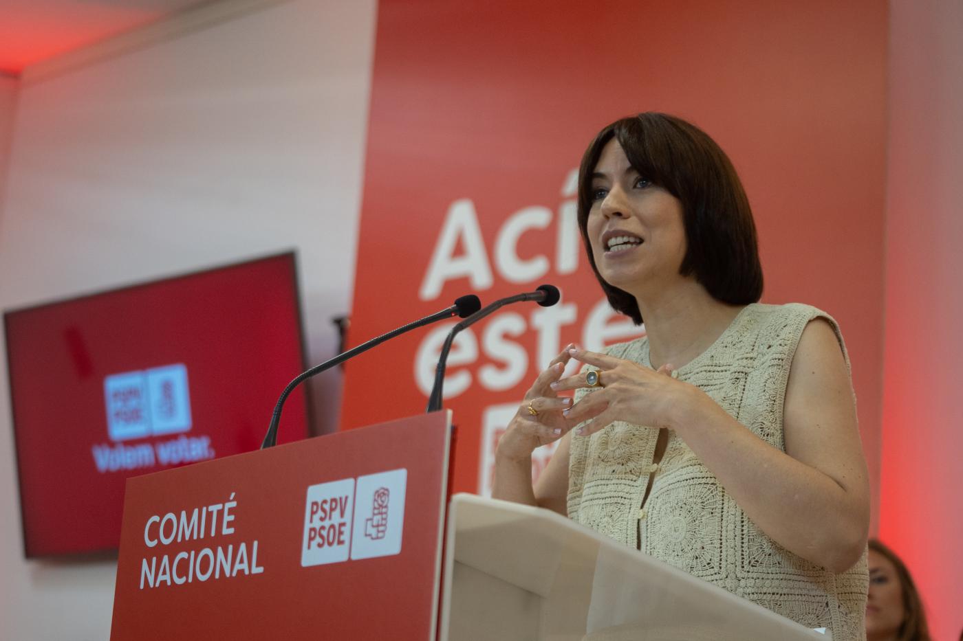 La secretaria general del PSPV-PSOE, Diana Morant - Jorge Gil / Europa Press