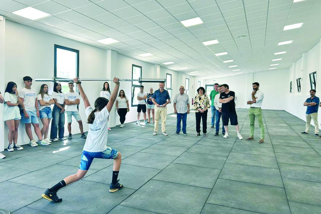 Estrenada la nueva Sala de Halterofilia del Complejo Polideportivo Municipal