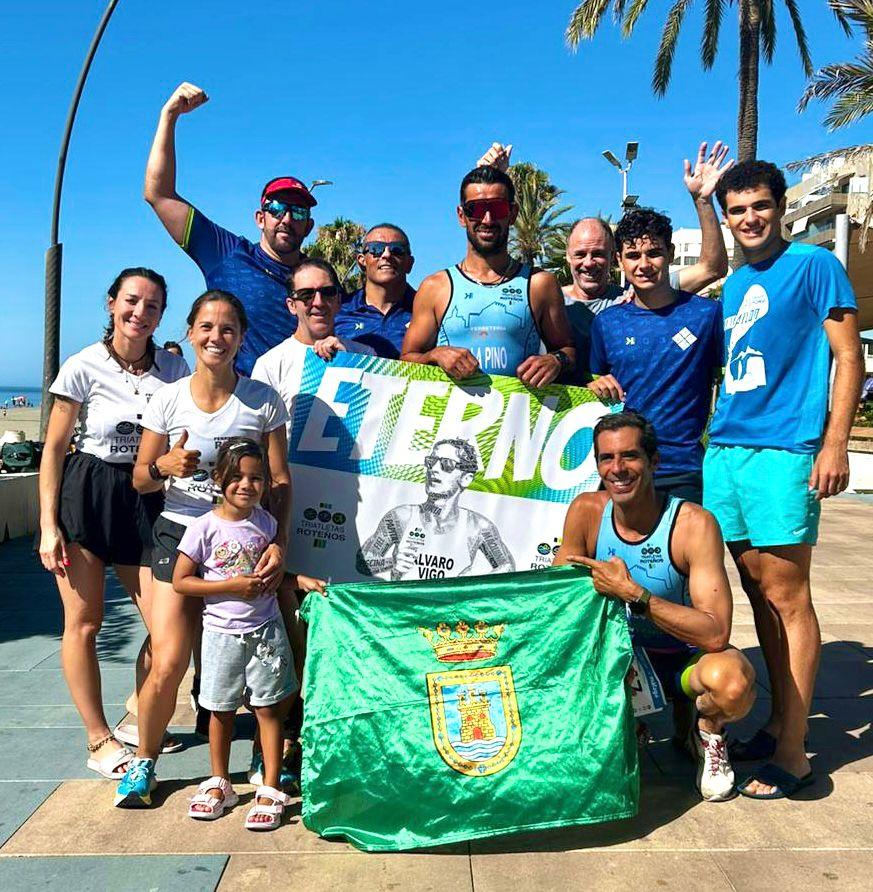 Los triatletas roteños consiguen dos primeros puestos y una plata en Estepona