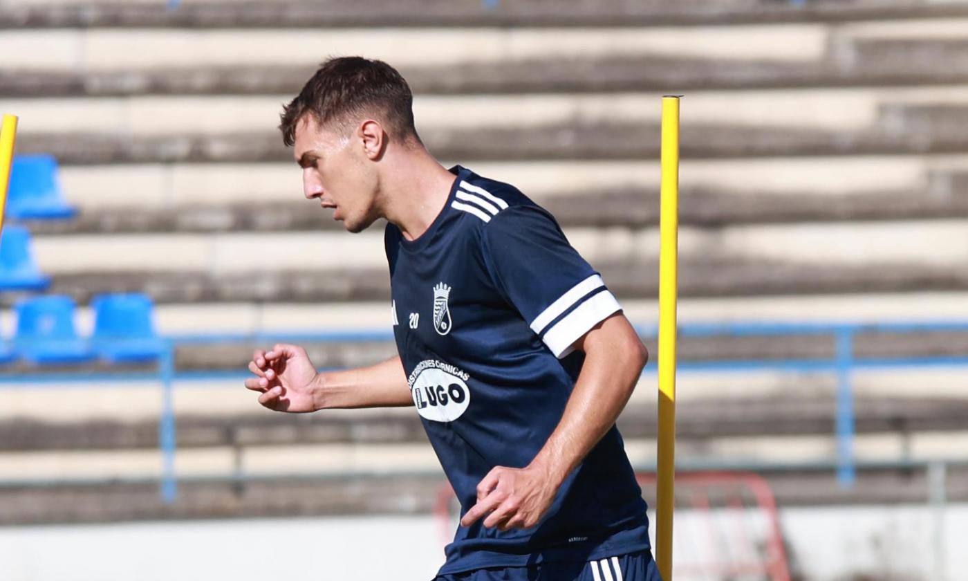 Guido Mera, en el primer entrenamiento del Xerez CD. - Xerez CD