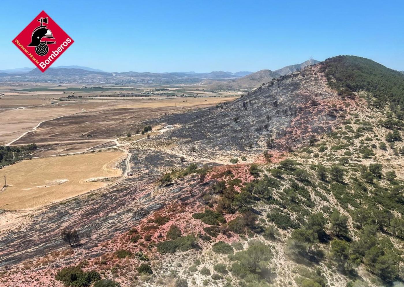 Controlado el incendio de Villena