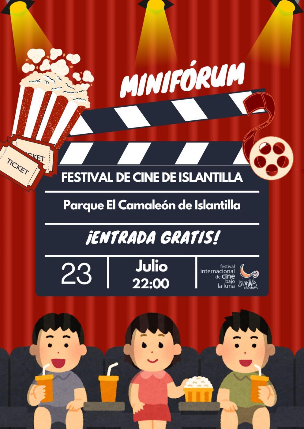 El Festival de Islantilla proyectará este miércoles cine infantil con el ciclo 'Minifórum'