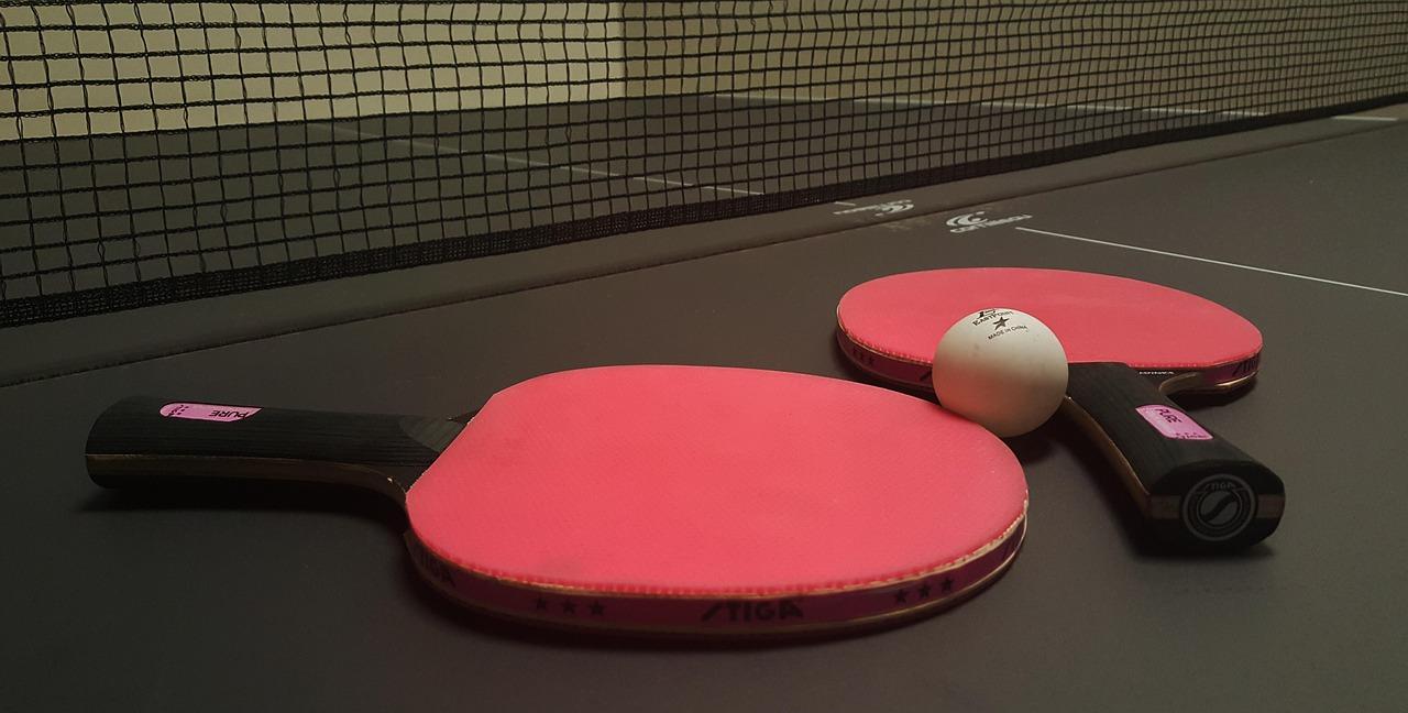 Paletas de tenis de mesa. - Brett Hondow en Pixabay