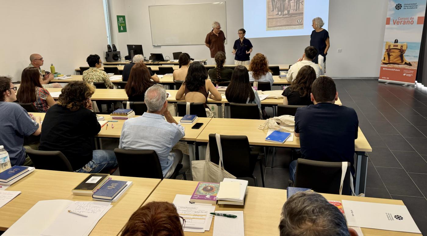 Reflexión crítica sobre el paraíso y el presente, en La Rábida 
