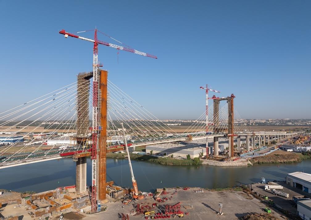Cortes nocturnos en el Puente del Centenario por las obras hasta el 31 de julio