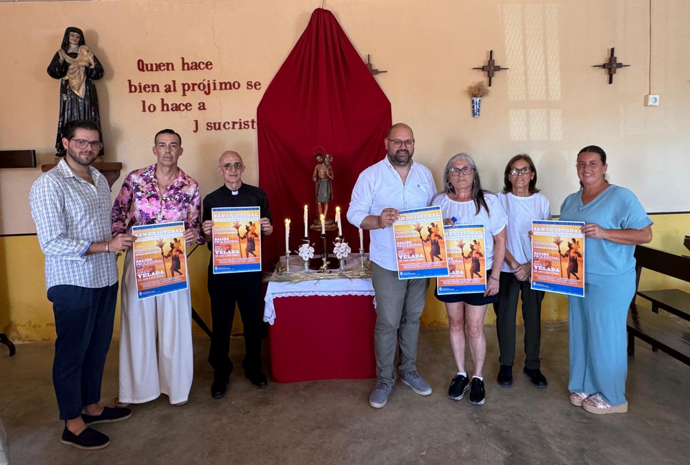 Programa para la Fiesta en honor a San Cristóbal 