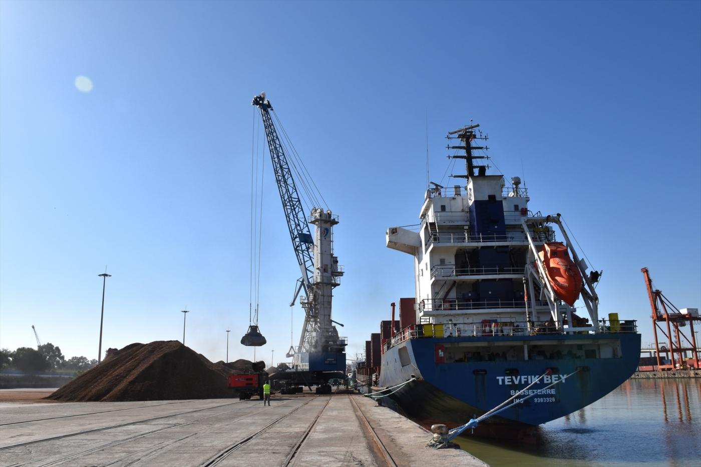 Exportan desde Sevilla 4.200 toneladas de biomasa andaluza hacia Francia para energía