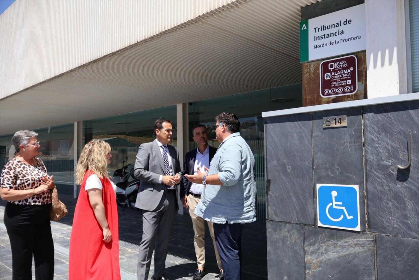 Morón estrena su nuevo tribunal de instancia con más personal y mejoras en la sede 