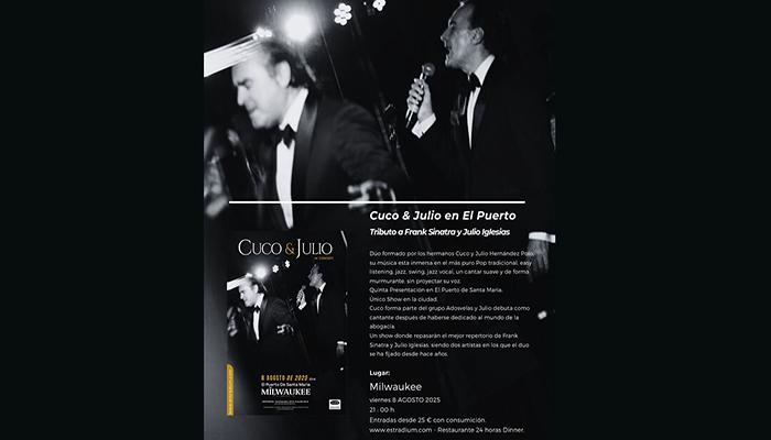 8 agosto: CUCO & JULIO