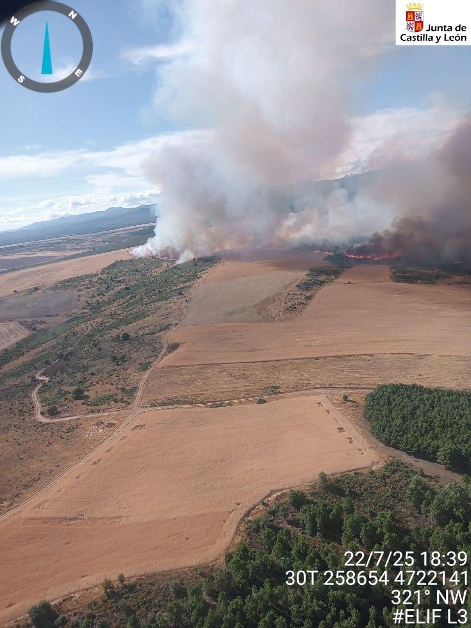 Un máquina que quemó un inmueble abandonado posible causa del incendio de León