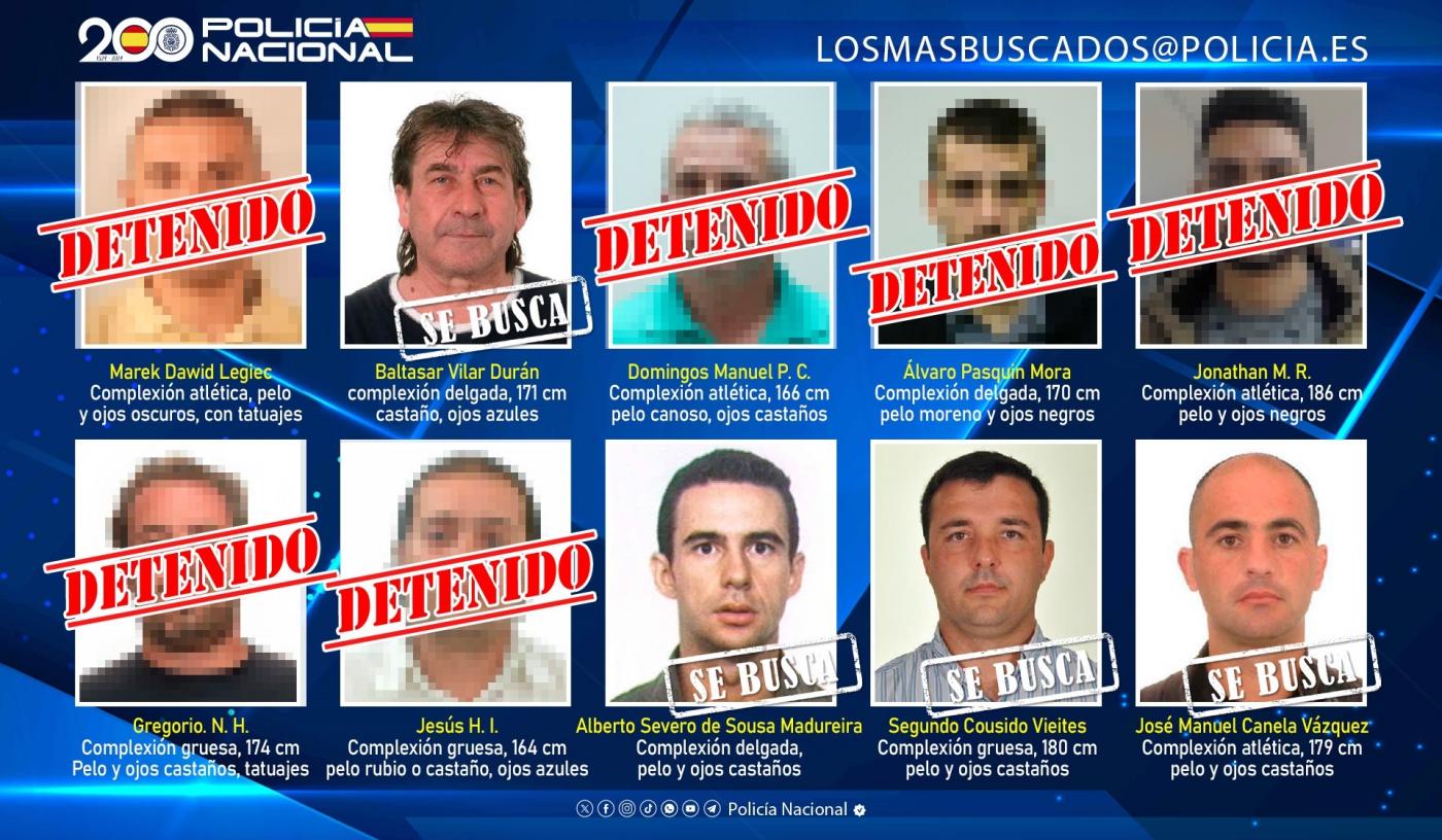 Detenido en Madrid el 'fugitivo de los tatuajes', incluido entre los 10 más buscados 