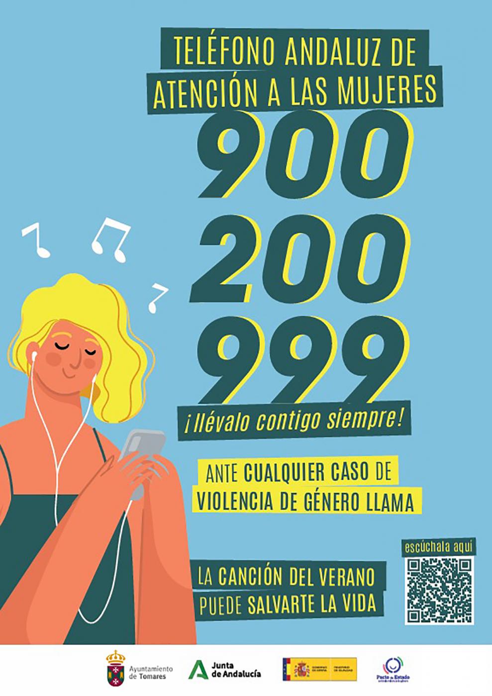 Tomares se suma a la campaña andaluza contra la violencia de género “¡Llévatelo contigo!”
