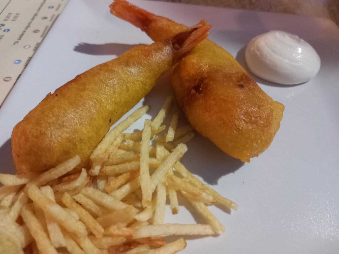 Las pavías de langostino de La Jarrita