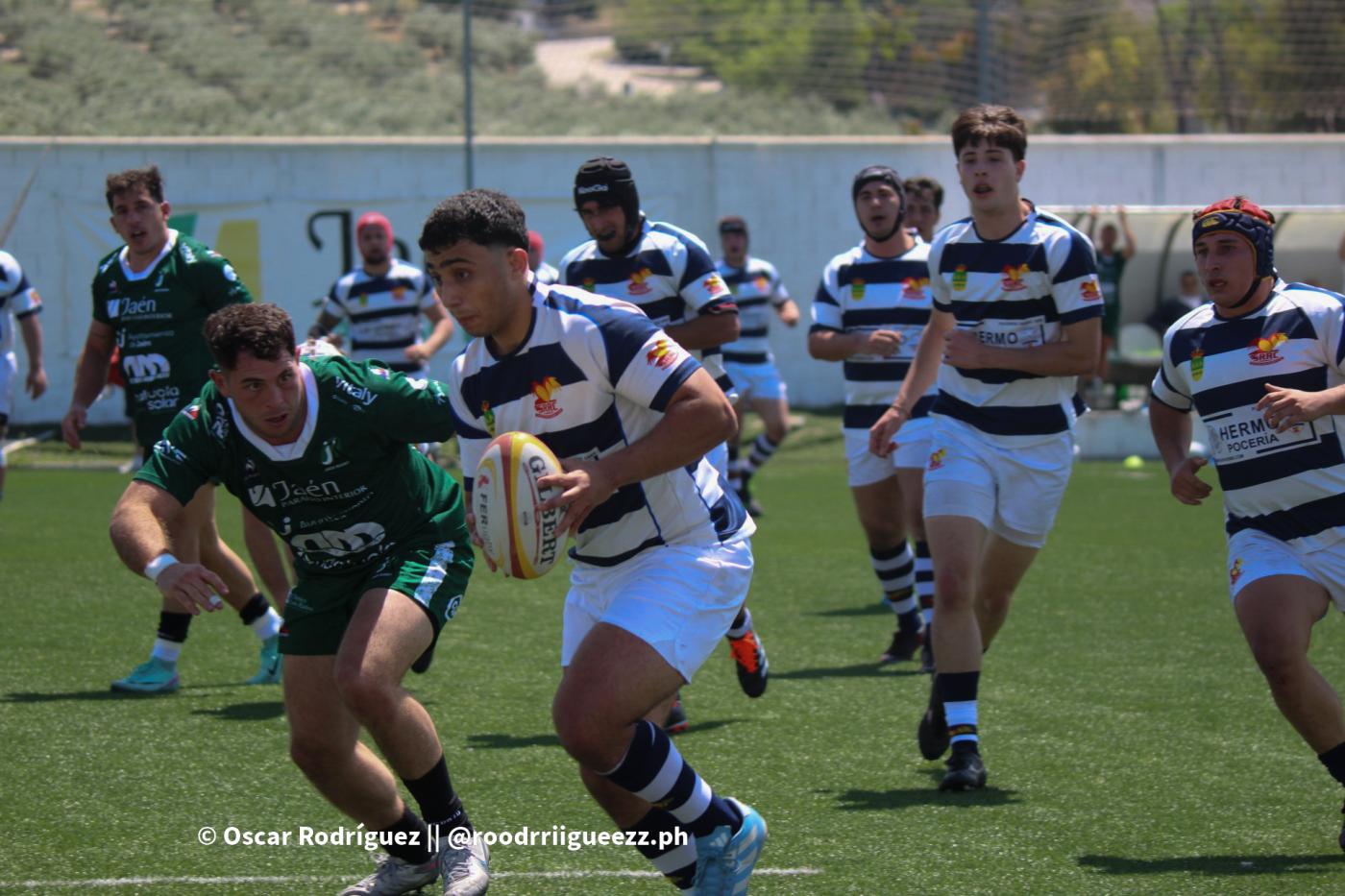 El Jaén Rugby, en un duelo de la temporada pasada.  - Óscar Rodríguez