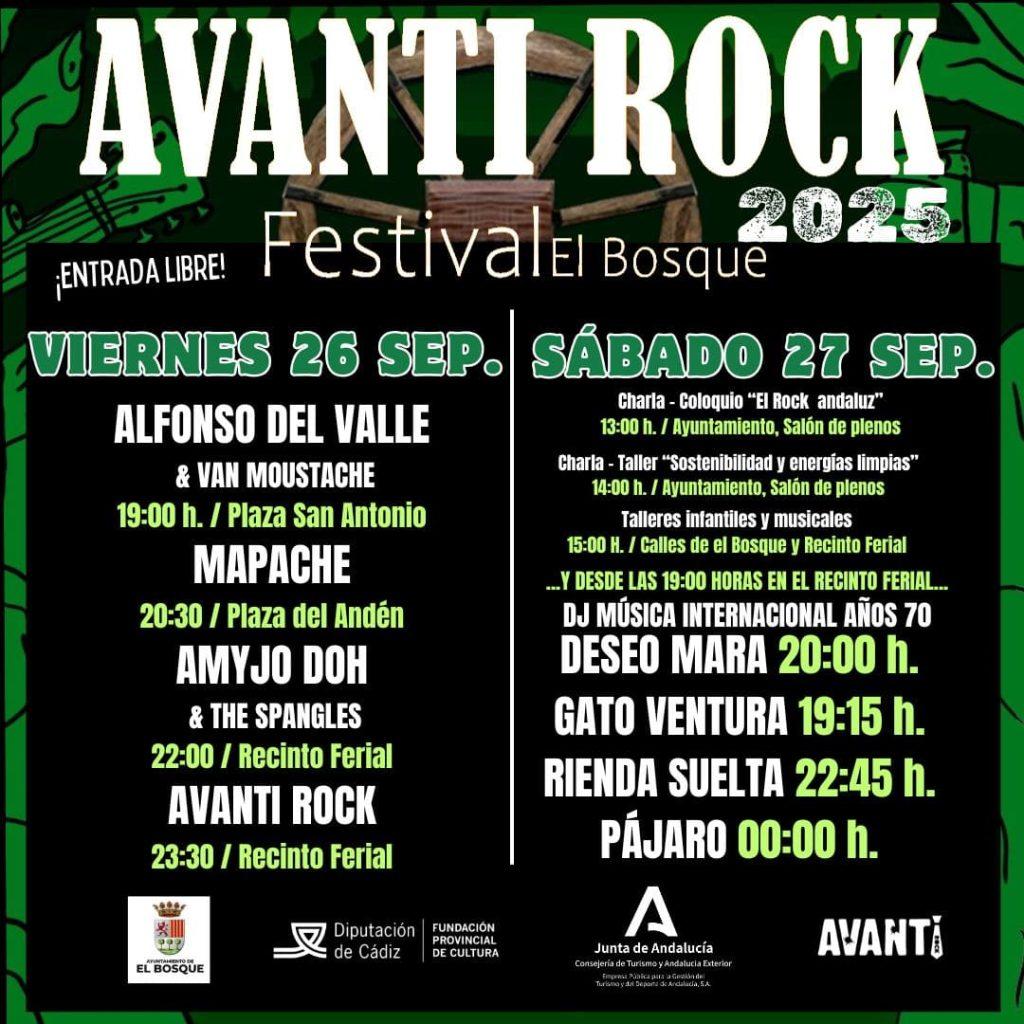El Bosque vuelve a ser el escenario elegido para una nueva edición del Avanti Rock