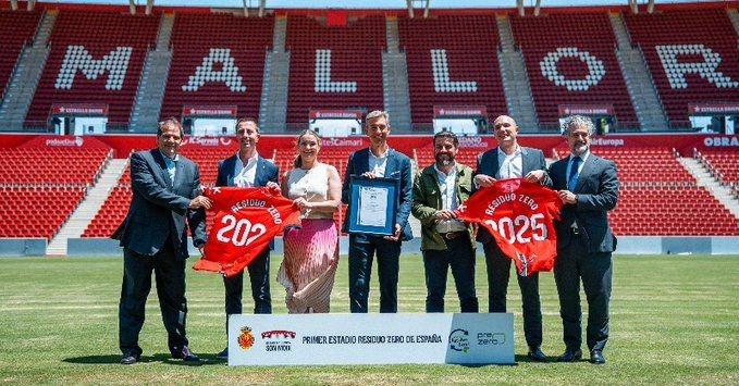 El Estadi Mallorca Son Moix es el primer estadio 'Residuo cero' de España