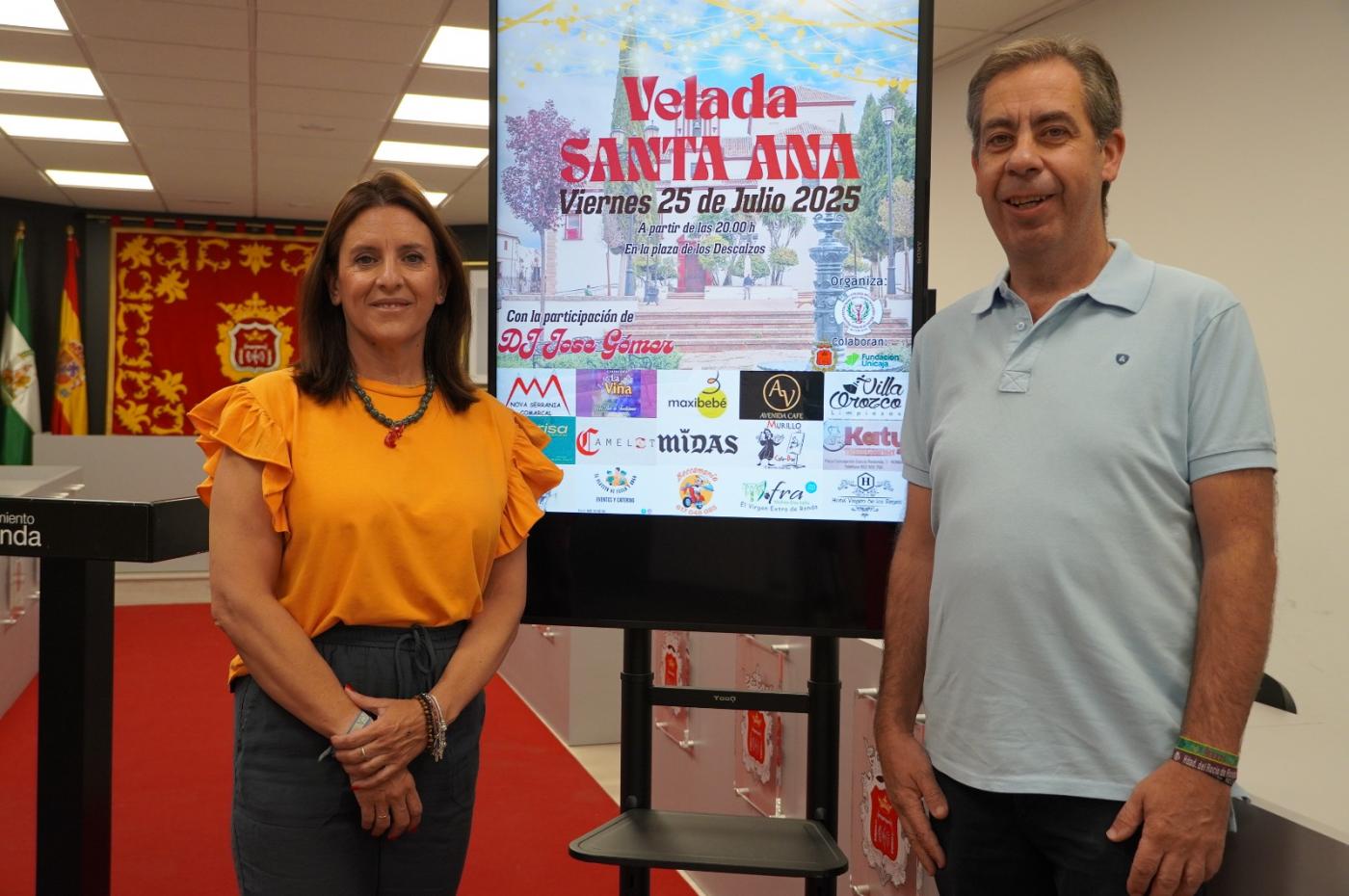 El Huerto celebrará este viernes 25 una nueva edición de la Velada de Santa Ana en Ronda