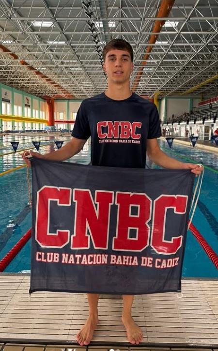 El gaditano Joaquín Pavón, presente en el campeonato de España junior de natación
