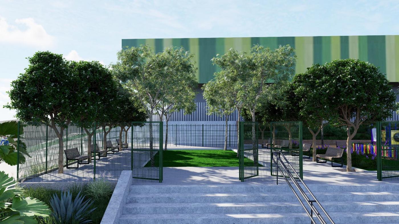 Tomares renovará el parque junto al Pabellón Municipal Mascareta con una reforma integral