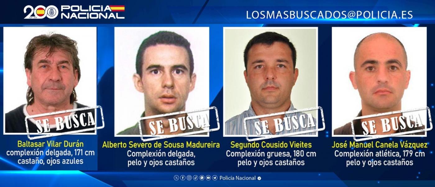 Un profesor que abusó de menores y un capo de la droga, cuatro de 'Los 10 más buscados'