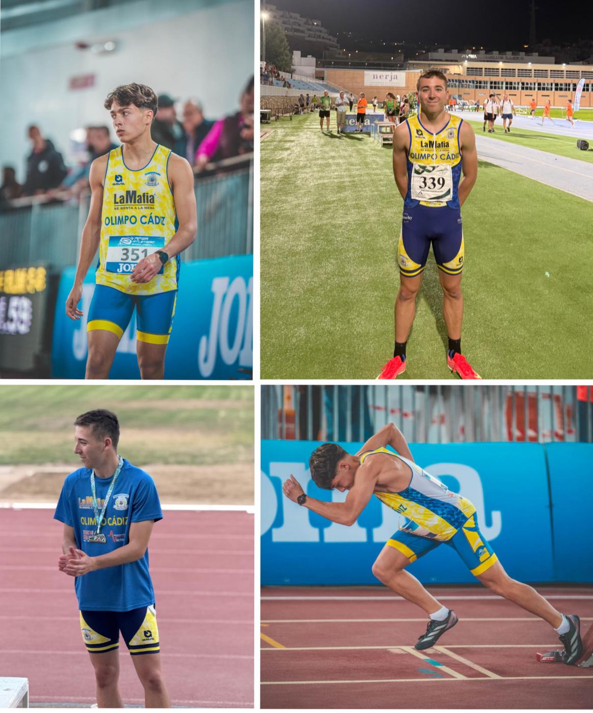 Presencia gaditana en el Campeonato de España sub20 en pista de atletismo
