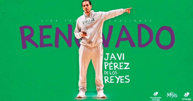 Javi Pérez de los Reyes seguirá al frente del Unicaja Mijas en su segunda temporada 