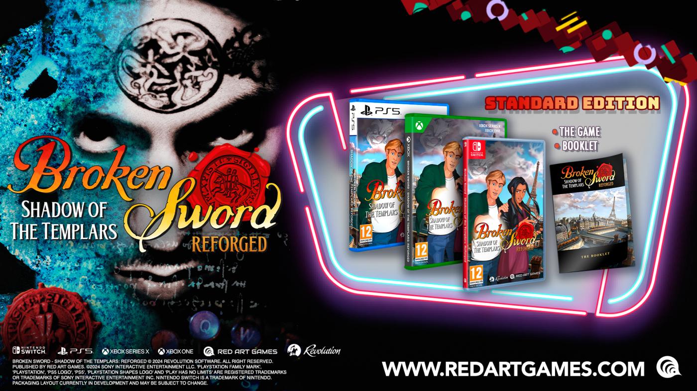 BROKEN SWORD: La leyenda de los templarios: Reforged llega a en físico a consolas