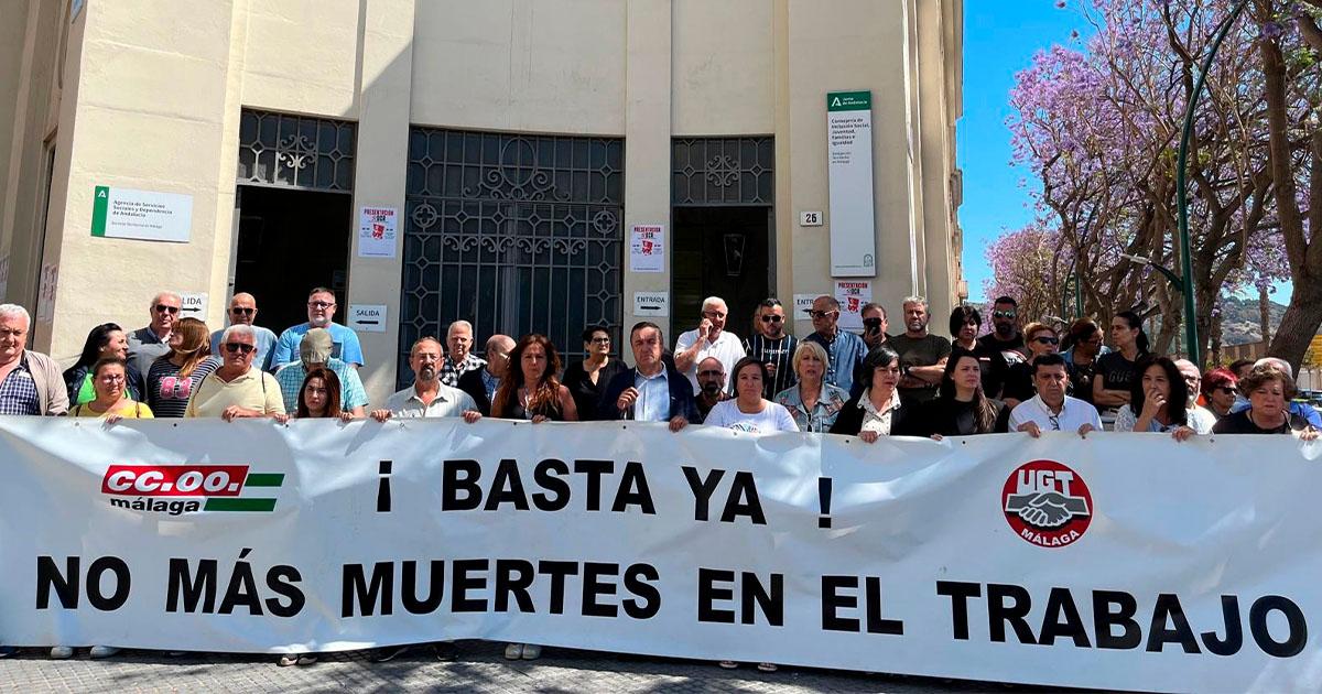 Indignación en los sindicatos tras la muerte de un trabajador en Estepa 