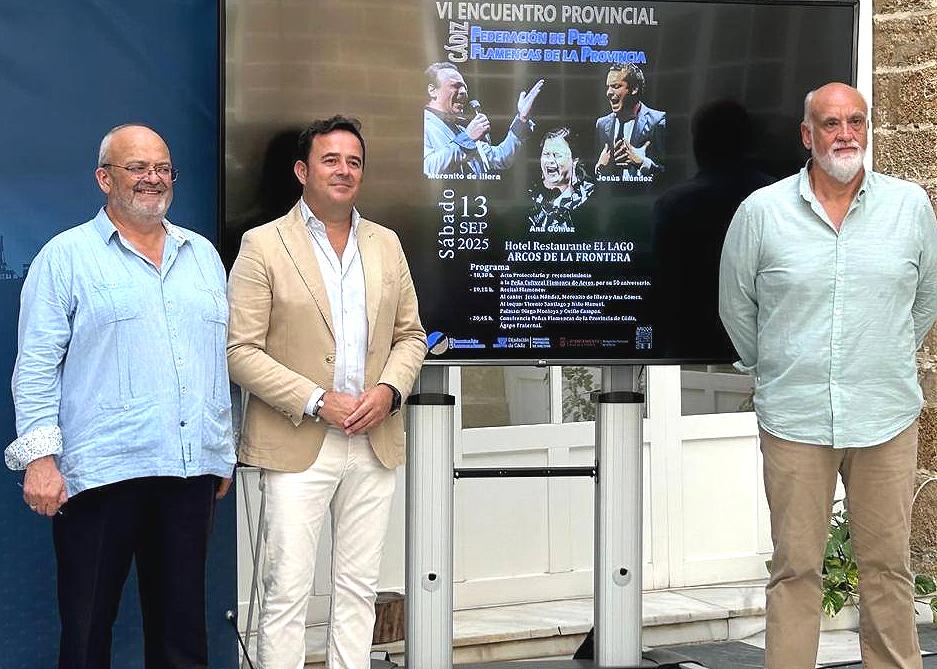 Arcos recibirá el 13 de septiembre “un cartel flamenco de lujo”