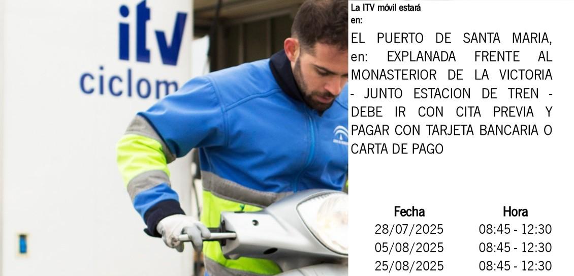 Nuevas fechas para la ITV móvil de los ciclomotores