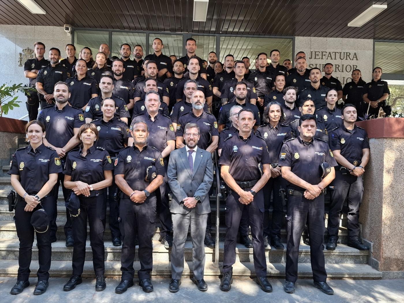 Sevilla suma 132 nuevos agentes de Policía Nacional para reforzar la seguridad 
