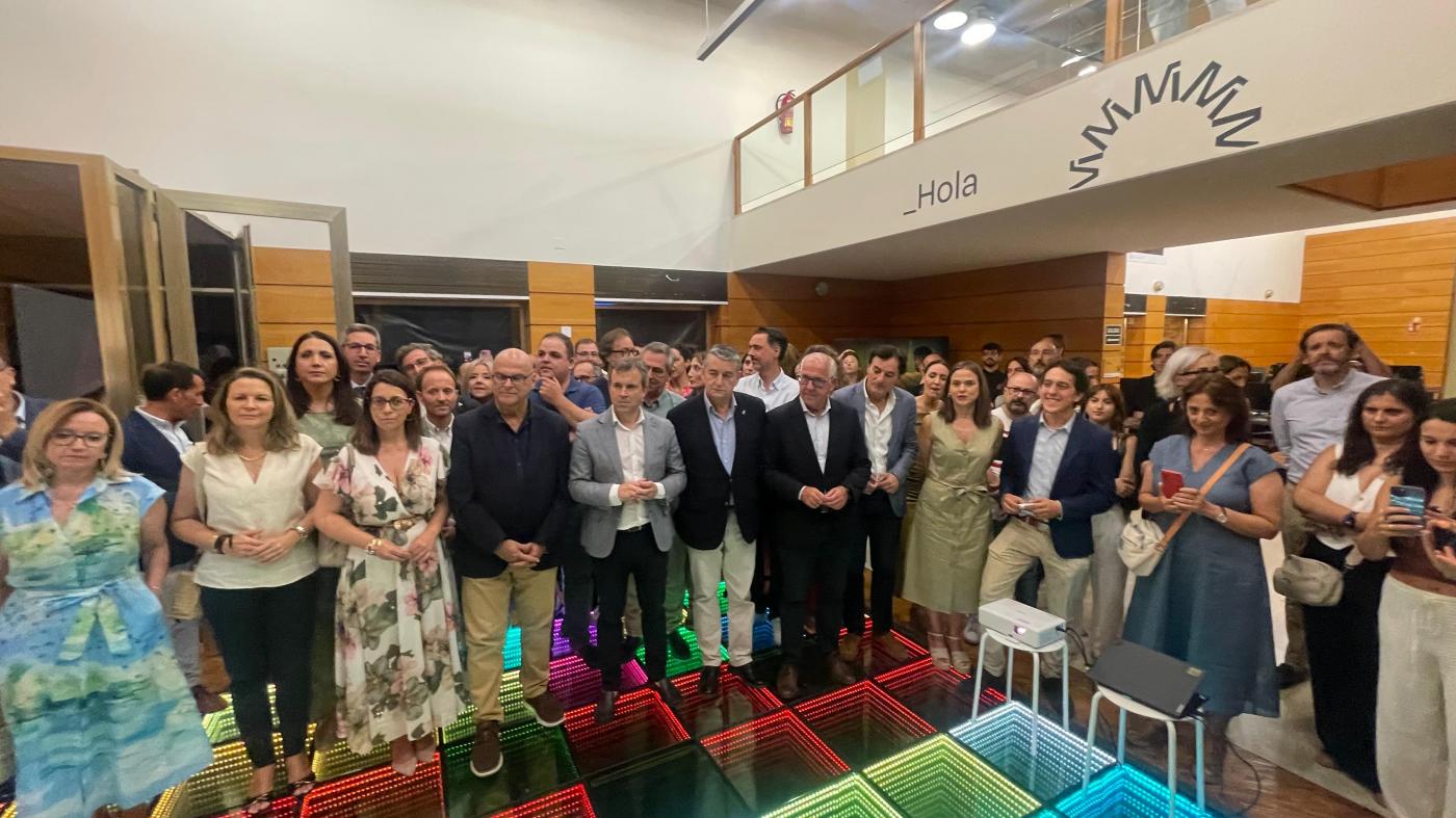 Inauguración del nuevo espacio en El Banco. - 