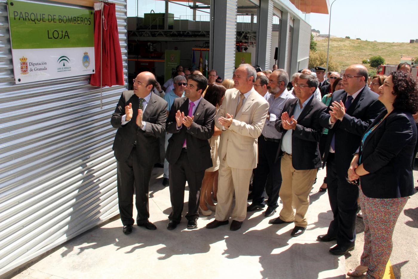 Inauguración Parque Bomberos Loja. - Europa Press.