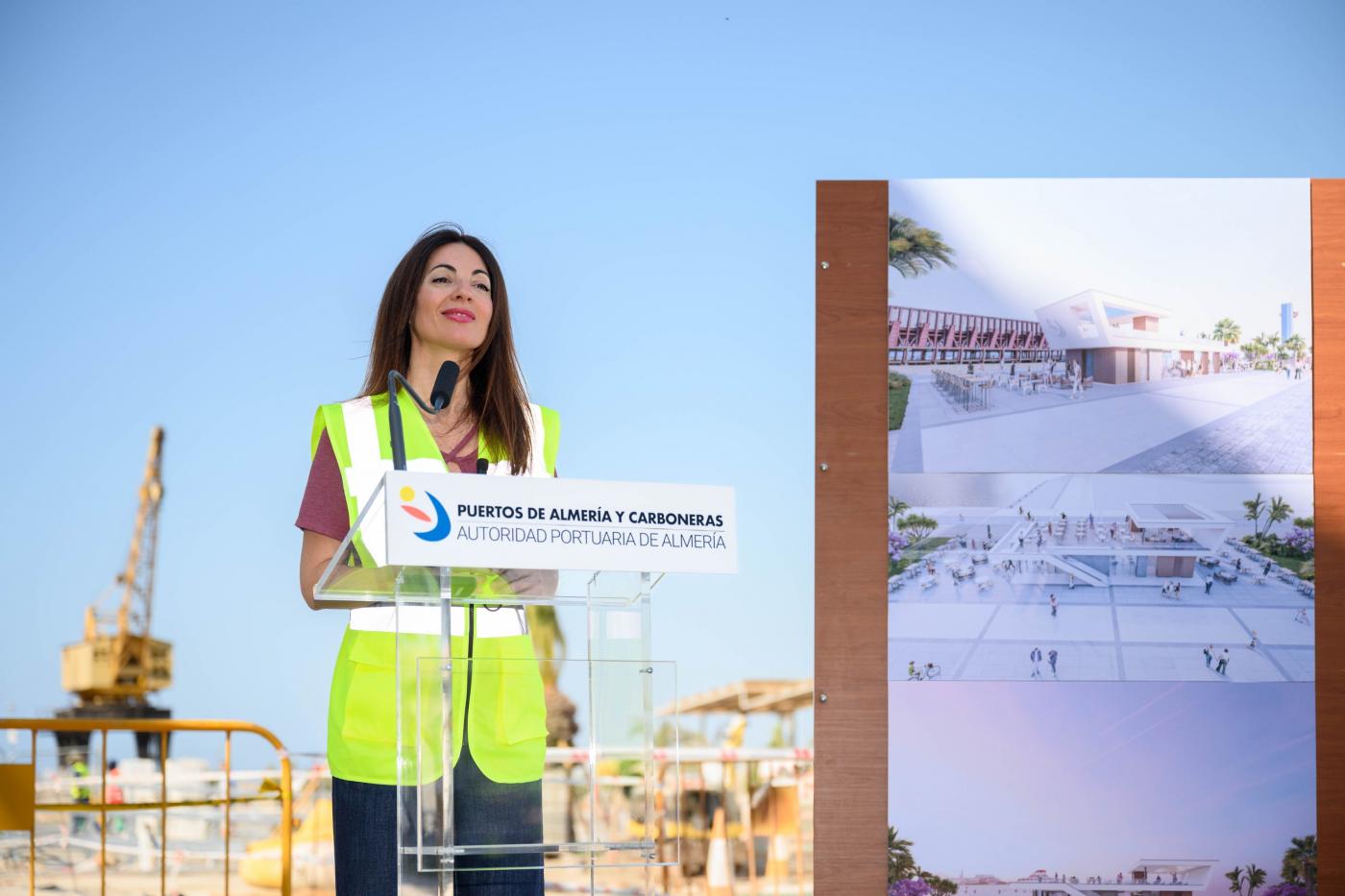 La presidenta de la Autoridad Portuaria de Almería, Rosario Soto. - Europa Press.
