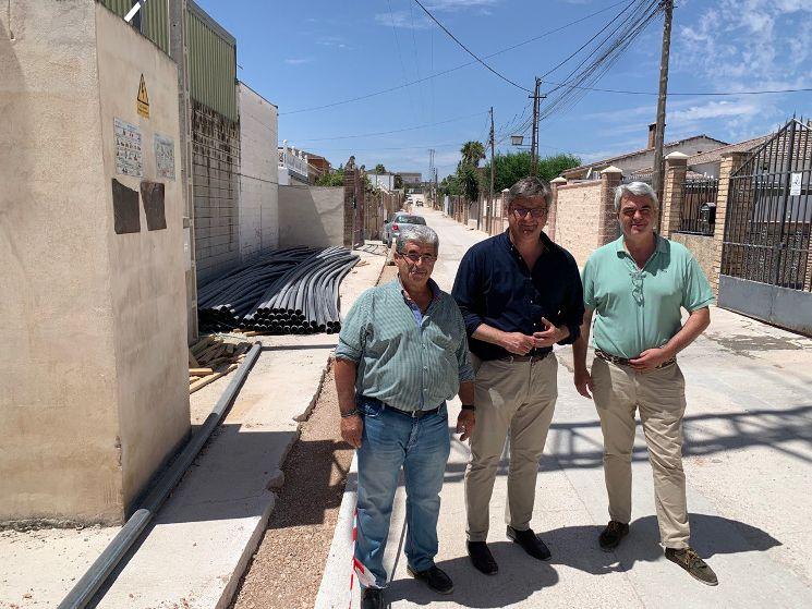 Sergio Velasco, Manuel Martín y Rafael Morales. - 