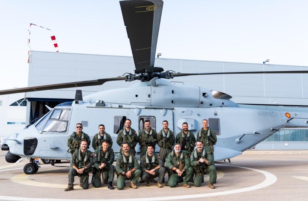 La Flotilla de Aeronaves de la Armada recibe los dos primeros helicópteros NH-90 MSPT 