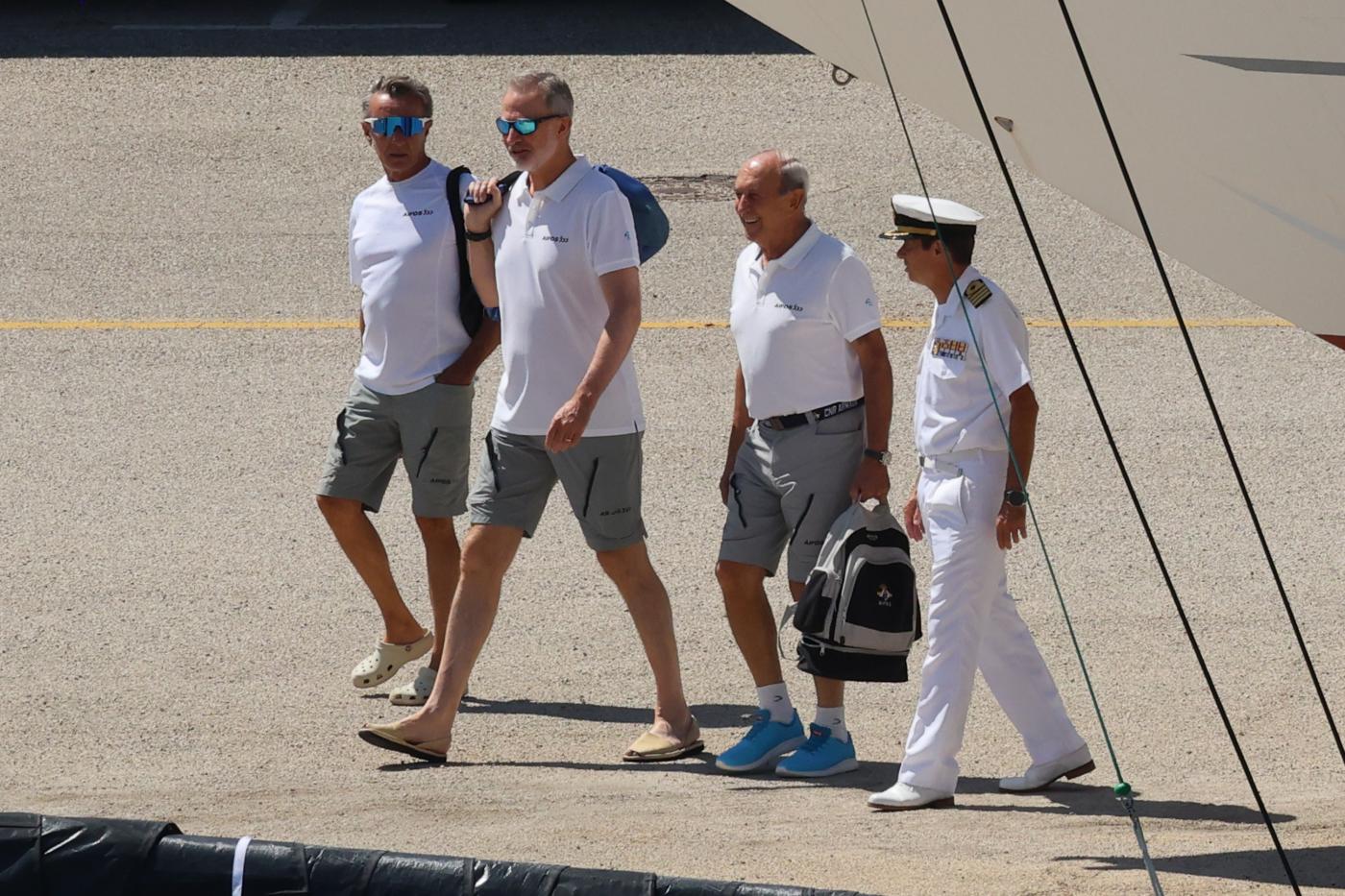 Felipe VI disfruta de sus amistades en Palma de Mallorca