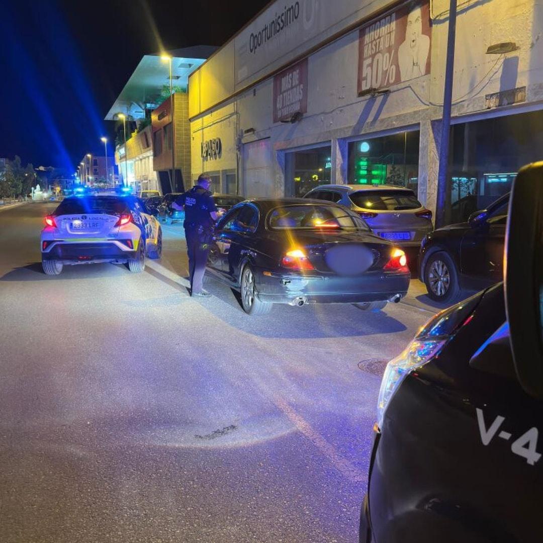 Uno de los controles llevados a cabo por los agentes. - 