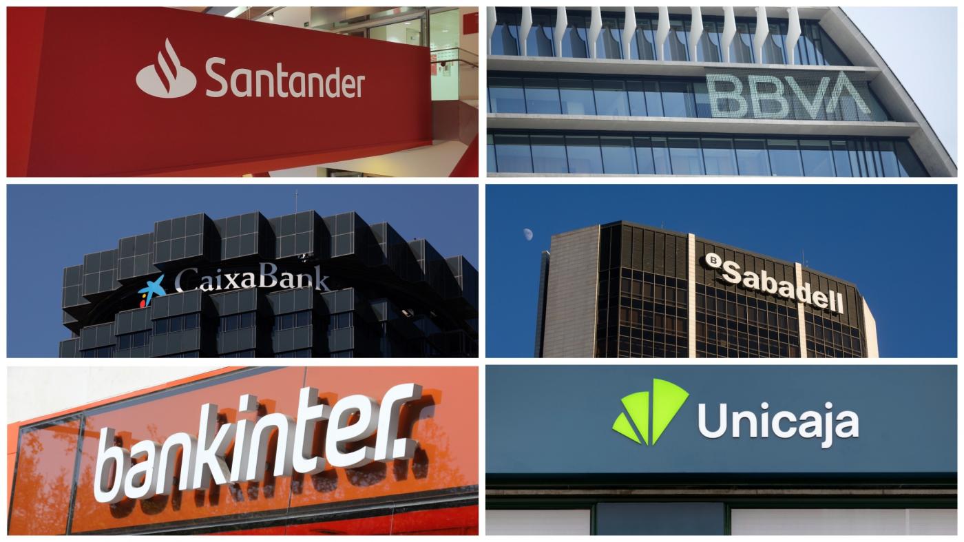 La gran banca española gana 17.000 millones de euros en el primer semestre, un 11,7% más