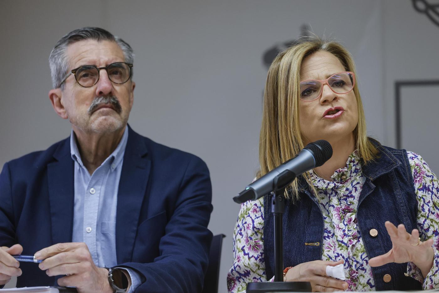Pilar Bernabé y José María Ángel. - Europa Press.