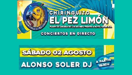 2 agosto: ALONSO SOLER DJ 