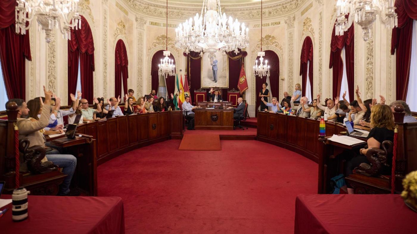 Pleno del Ayuntamiento de Cádiz - Ayuntamiento de Cádiz