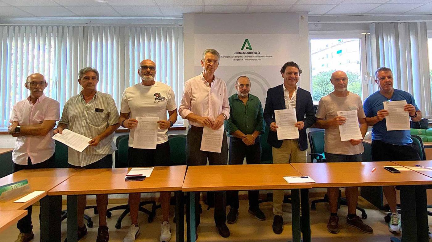 Sellado el nuevo convenio.  - A.I.