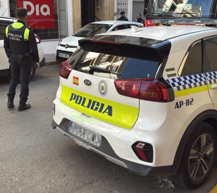 Denunciado un motorista borracho y sin carnet por huir de un accidente