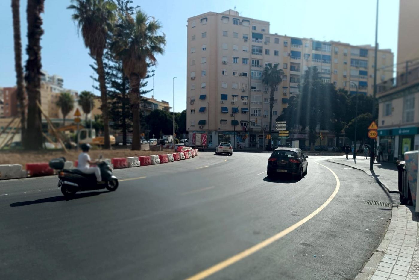 La glorieta de Las Chapas tendrá 3 carriles durante las obras de la ampliación del metro