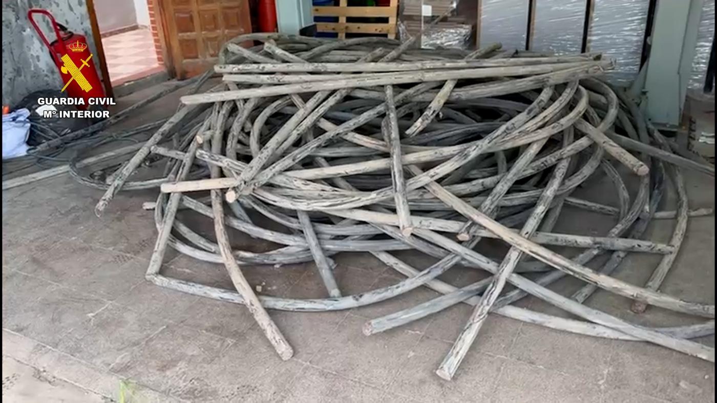 Seis detenidos acusados de robar una tonelada de cobre en una factoría de Valencia