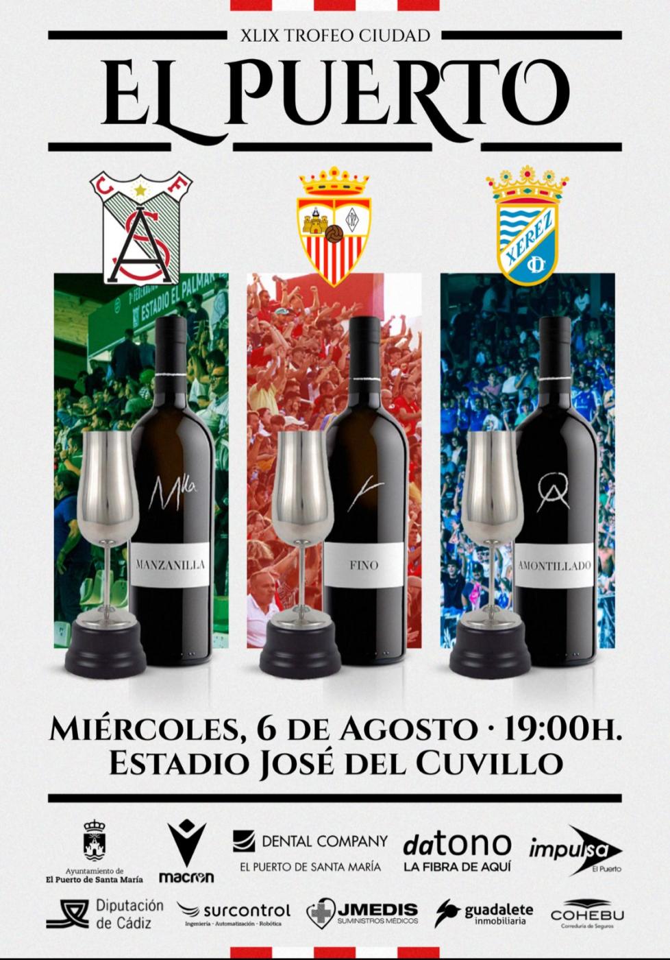 El XLIX Trofeo Ciudad de El Puerto regresa con un triangular de gran nivel